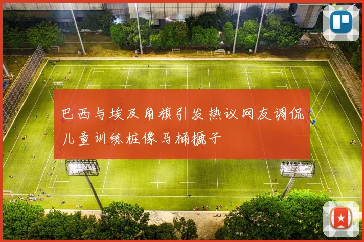 巴西与埃及角旗引发热议网友调侃儿童训练桩像马桶搋子